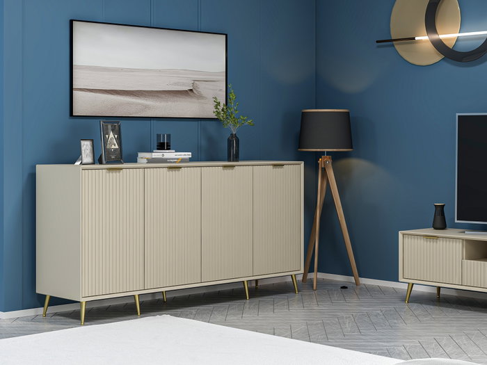 Hanah Home Luxe Consola Arenisca